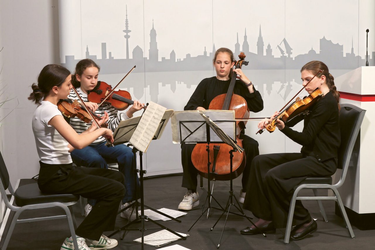 Musikalisches Highlight: das Adea Quartett von The Young ClassX